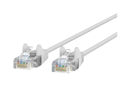 BELKIN CAT6 SLIM 28AWGCABLE -WHITE -25FT