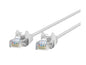 BELKIN CAT6 SLIM 28AWGCABLE -WHITE -25FT