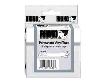 RHINO 3/4 WHITE VINYL LABELS