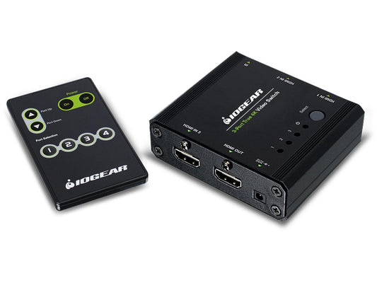 3-Port True 4K Switch with HDMI Connection TAA Compliant