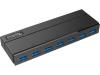 Plugable 7-Port USB 3.0 Hub with 36W Power Adapter - Driverless - Effortlessly Connect Devices and Transfer Data at High Speeds