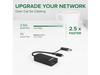 2.5G USB C &USB to Ethernet Adapter, 2-in-1 Adapter Compatible with USB C/Thunderbolt 3 or USB 3.0, USB-C to RJ45 2.5 Gigabit LAN