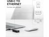 USB C to Ethernet Adapter, Driverless Fast & Reliable Gigabit Speed, Thunderbolt 3 to Ethernet Adapter Compatible with Macbook Pro, Windows, macOS, an