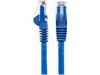 StarTech.com 1ft (30cm) LSZH CAT6 Ethernet Cable, 10 Gigabit Snagless RJ45 100W PoE Patch Cord, CAT 6 10GbE UTP Network Cable w/Strain Relief, Blue/Fluke Tested/ETL/Low Smoke Zero Halogen - Category 6, 24AWG (N6LPATCH1BL) - patch cable - 1 ft - blue