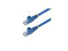StarTech.com 1ft (30cm) LSZH CAT6 Ethernet Cable, 10 Gigabit Snagless RJ45 100W PoE Patch Cord, CAT 6 10GbE UTP Network Cable w/Strain Relief, Blue/Fluke Tested/ETL/Low Smoke Zero Halogen - Category 6, 24AWG (N6LPATCH1BL) - patch cable - 1 ft - blue