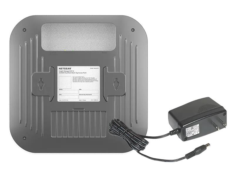 NETGEAR Insight Managed WiFi 6 AX3600 Dual Band Multi-Gig Access Point with Power Adapter