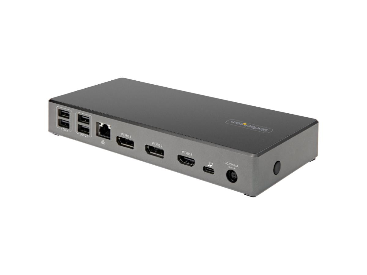 USB C Dock Triple 4K - 100W PD, 6x USB