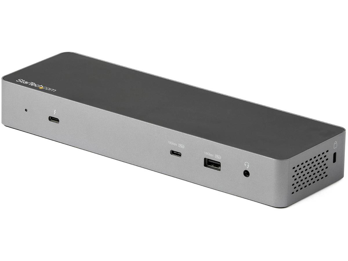 StarTech.com Thunderbolt 3 Dock, Dual Monitor 4K 60Hz TB3 Laptop Docking Station, DisplayPort, 85W PD, 3x USB, GbE - REPLACED BY TB3CDK2DH