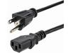6ft Computer Power Cord NEMA5-15P to C13