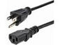 6ft Computer Power Cord NEMA5-15P to C13