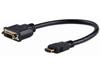 8in HDMI to DVI Adapter, 10 Pack, M/F