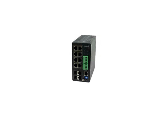 LAN SWITCH, MANAGED HARDENED POE+ SWITCH, (8) 10/100/1000BASE-T POE+, (4) 100/1000BASE-X SFP