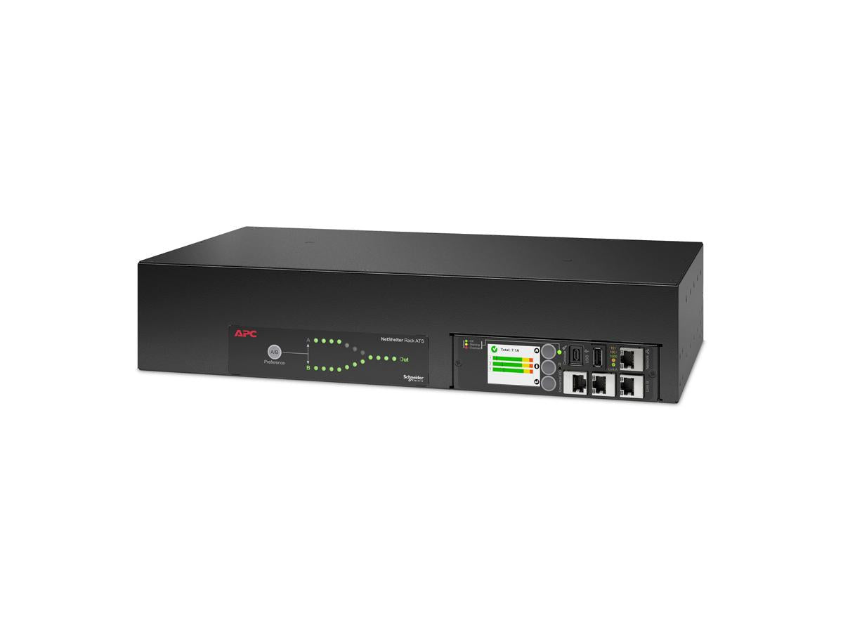 APC NetShelter Rack ATS, 120V, 30A, L5-30P in, (16) 5-20R out