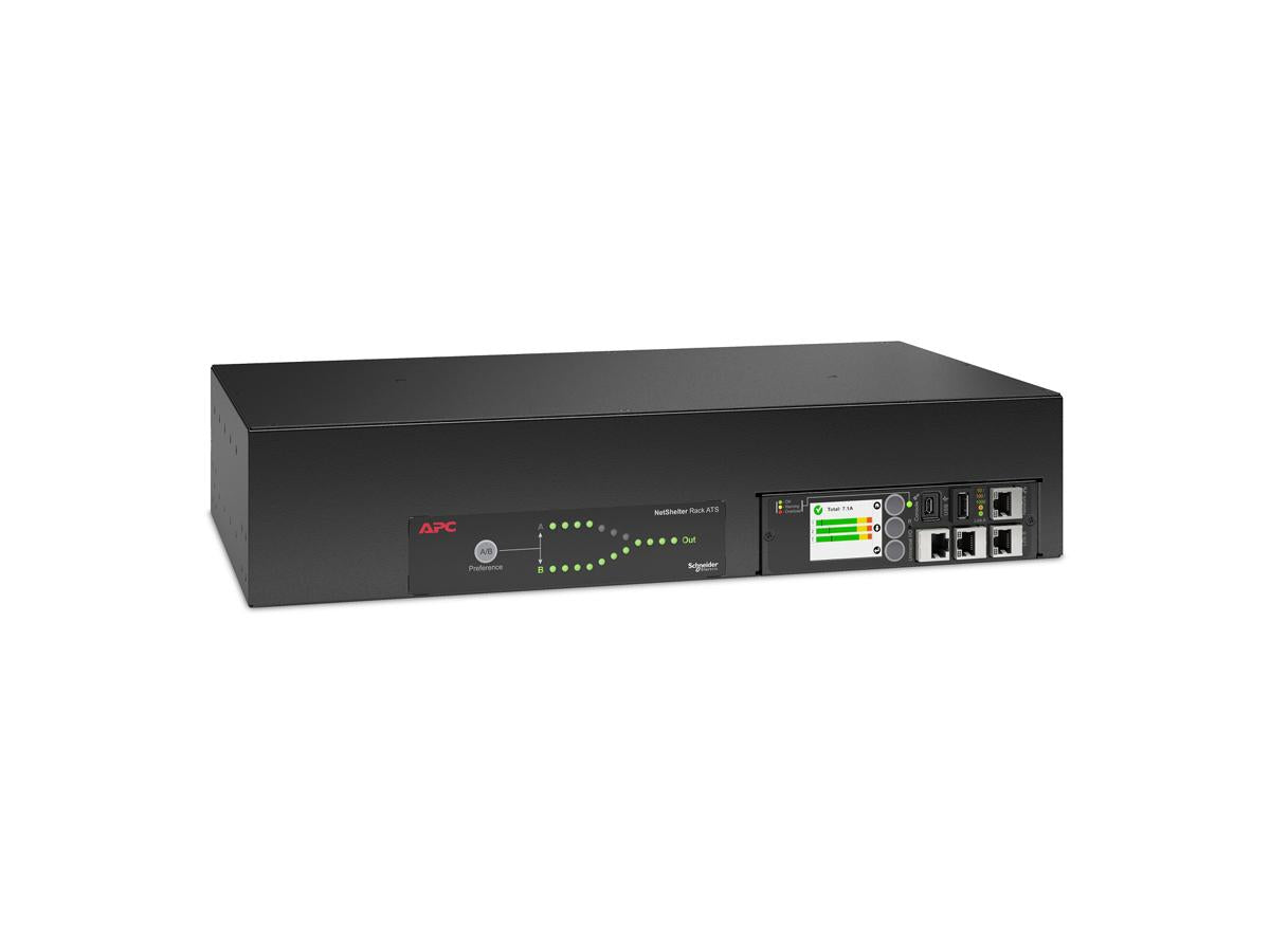 APC NetShelter Rack ATS, 120V, 30A, L5-30P in, (16) 5-20R out
