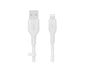 USB-A TO LTG, SILICONE, 2M, WHT
