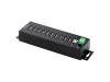 StarTech.com 10-Port Industrial USB 2.0 Hub, Rugged USB Hub w/15kV Air/8kV Contact ESD Level 4 Protection, DIN/Wall/Desk Mountable USB-A Hub, Multiport USB Hub with Locking Ports - Metal Construction (USB210AIND-USB-A-HUB) - hub - industrial