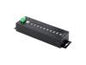 StarTech.com 10-Port Industrial USB 2.0 Hub, Rugged USB Hub w/15kV Air/8kV Contact ESD Level 4 Protection, DIN/Wall/Desk Mountable USB-A Hub, Multiport USB Hub with Locking Ports - Metal Construction (USB210AIND-USB-A-HUB) - hub - industrial