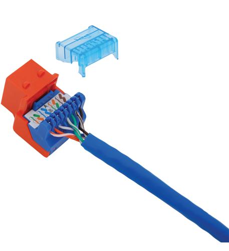 MODULE, CAT 5e, EZ, ORANGE