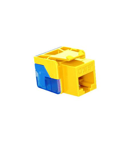 MODULE, CAT 5e, EZ, YELLOW
