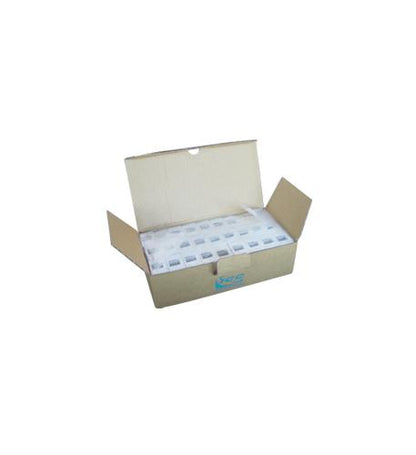 SURFACE MOUNT BOX, 1-PORT, 25PK, WH