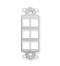 INSERT, DECOREX, HD, 6-PORT, WHITE