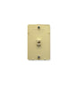 Wall Plate IDC 6P6C IVORY