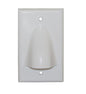 FACEPLATE 1 GANG BULK NOSE WHITE