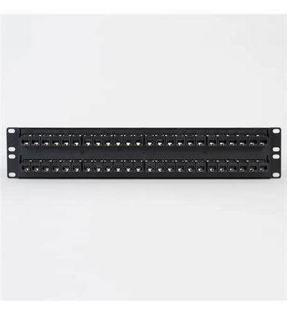 PATCH PANEL,CAT6A, FEED-THRU 48-P,2RMS