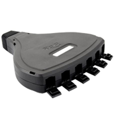MOBILE, MODULAR, OUTLET BOX 6 PORT,BK