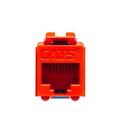 MODULE, CAT 5e, HD, 25 PK, ORANGE