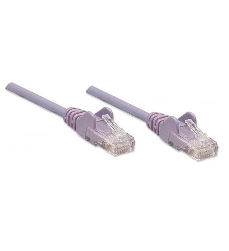 CAT5e BOOT PATCH CORD 7 FT PURPLE
