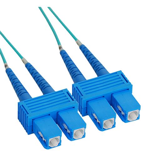 SC/SC, 1 Meter, Duplex, OM3/10G