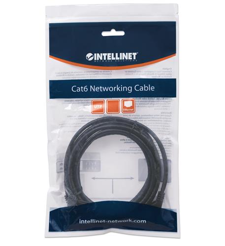 CAT6e BOOT PATCH CORD 2 FT BLACK