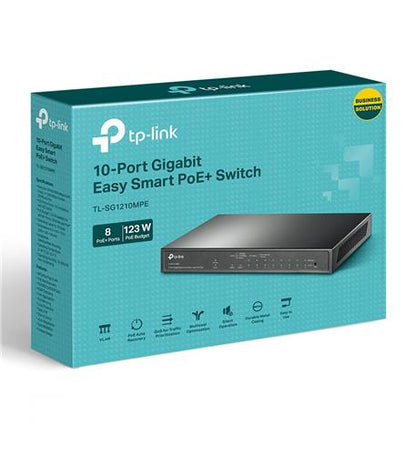 10-Port Gb Smart Switch 8 Port POEplus