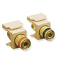 MODULE, BINDING POST, GOLD PLATED, IVORY