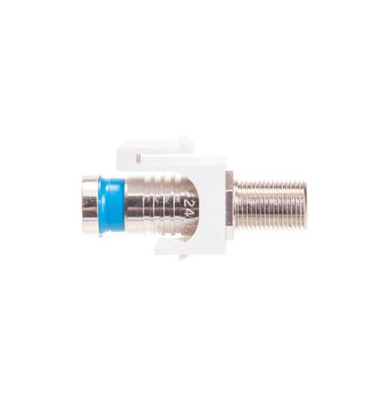 MODULE, CRIMP, F-TYPE, RG6Q, WHITE