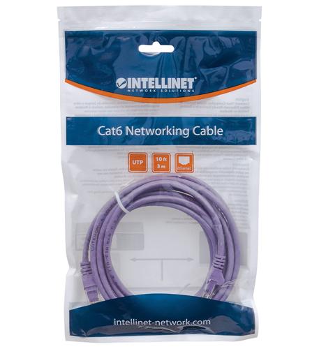 CAT6e BOOT PATCH CORD 7 FT PURPLE