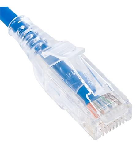 PATCH CORD, CAT 6 SLIM CLEAR SR 25PK 3FT