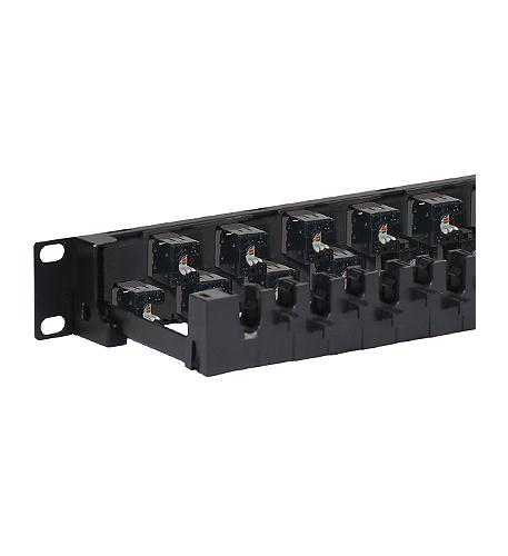 PATCH PANEL,CAT 6A, 24-P,1RMS