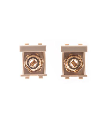 MODULE, BINDING POST, GOLD PLATED, IVORY