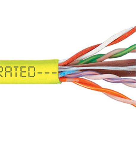 CMP CAT6 PLENUM VALUELINE 500 MHz YELLOW