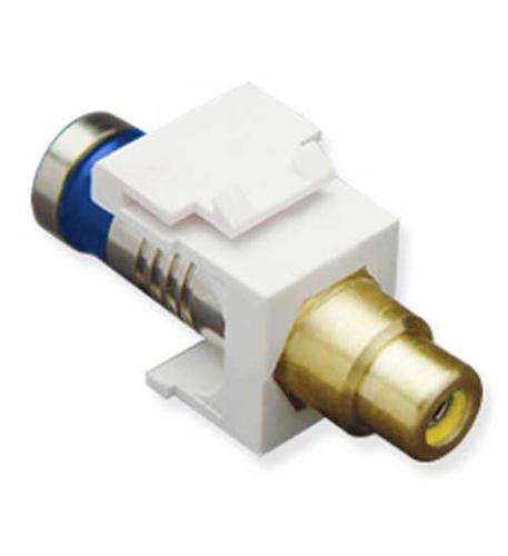 MODULE, CRIMP, RCA, RG6Q, YL INS, WHITE
