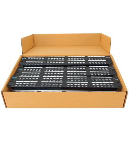 PATCH PANEL, CAT 6, 48-PORT, 2 RMS, 6 PK