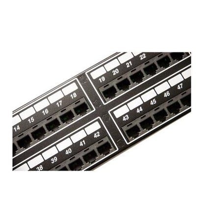 PATCH PANEL, TELCO, 8P2C, 48-PORT, 2 RM