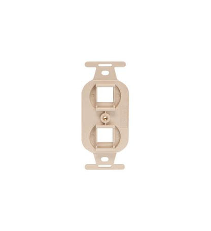 INSERT, ELECTRICAL, 2-PORT, IVORY