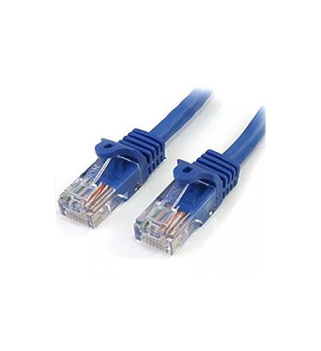 CAT6 PATCH CORD BOOTED 2' BLUE