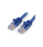 CAT6 PATCH CORD BOOTED 2' BLUE