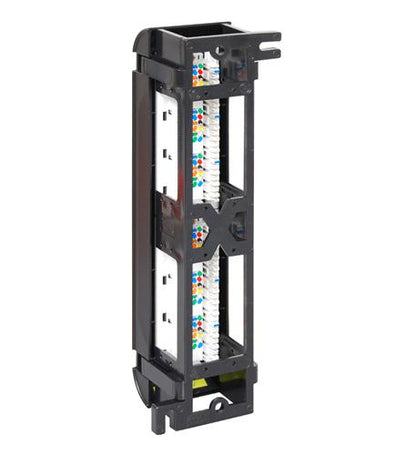 PATCH PANEL, USOC VERTICAL, 6P6C 12-PORT