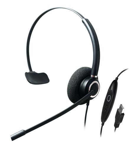 Single Ear,Advanced Noise Cancelling USB