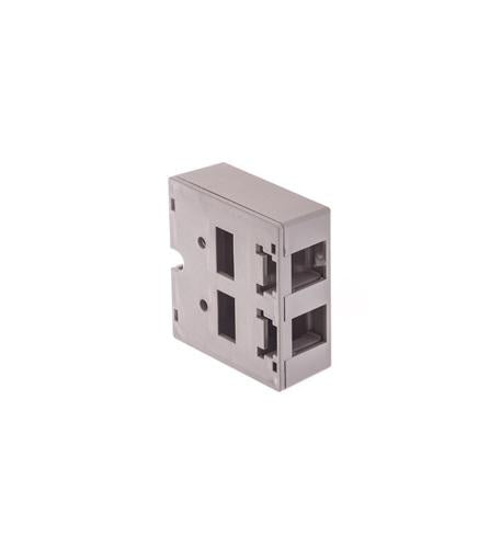 SURFACE MOUNT BOX, 2-PORT, GRAY